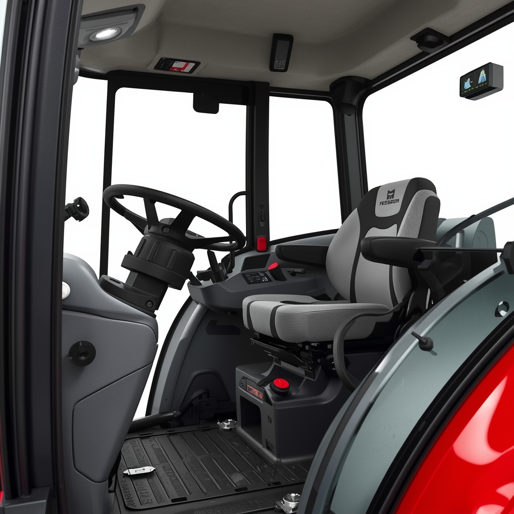 Kabina traktora MF 6290, ergonomija i komande